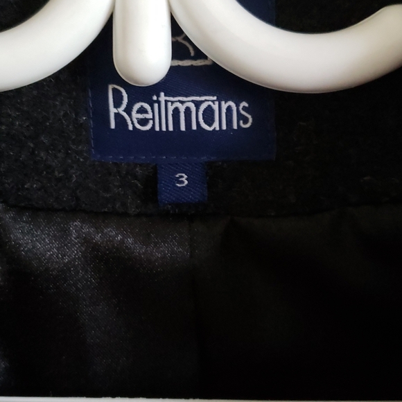 Reitmans Black Trench coat - Picture 3 of 5